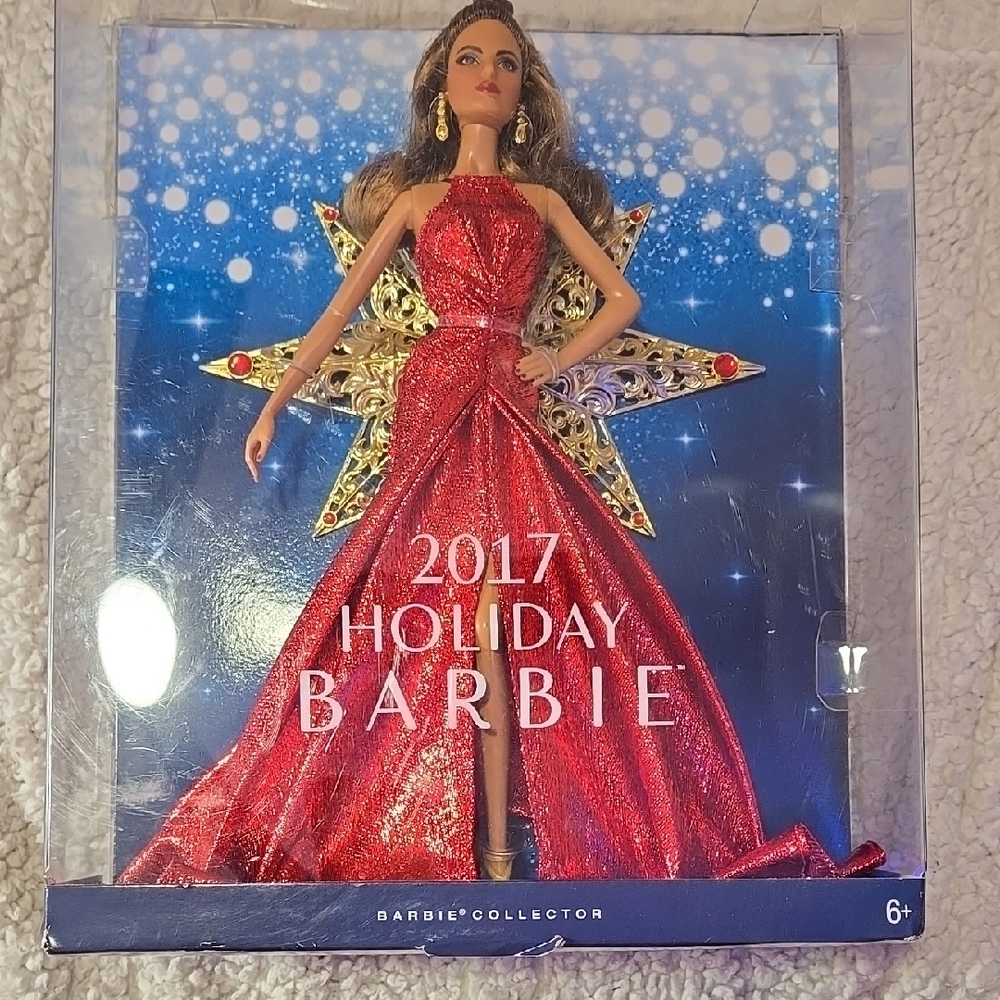 2017 Holiday Barbie in Red Gown